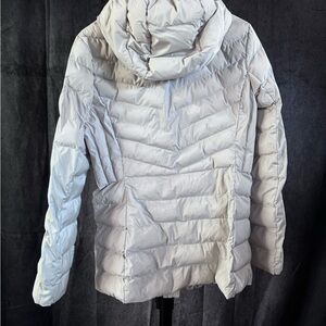 32 Degrees White Puffer Jacket with Quilted Design